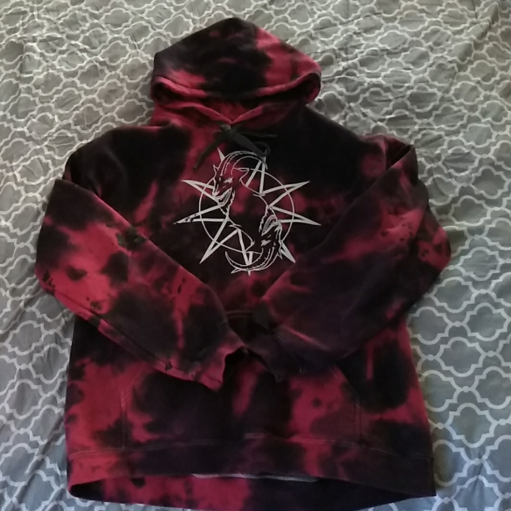 Vintage Slipknot Sweatshirt tie dye Size Large